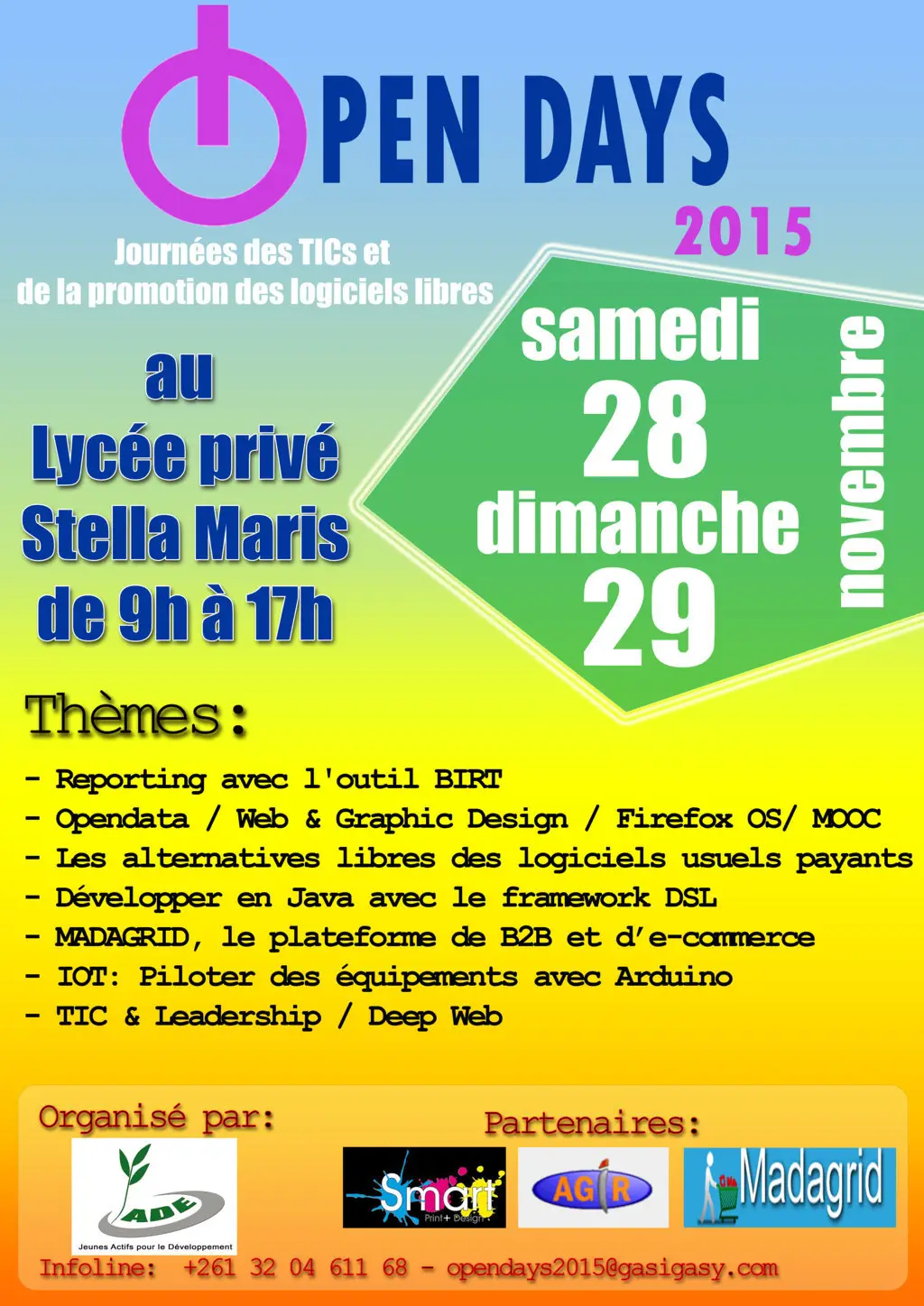 Poster — Open Days 2015