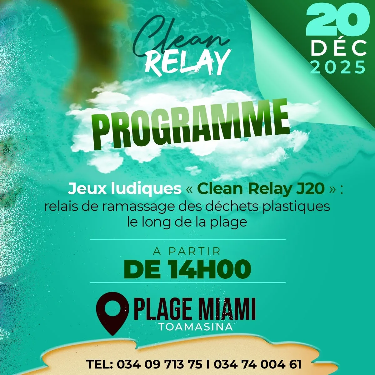 Clean Relay J20 — Cleaning Miami Beach for NGO JADE's 20th Anniversary